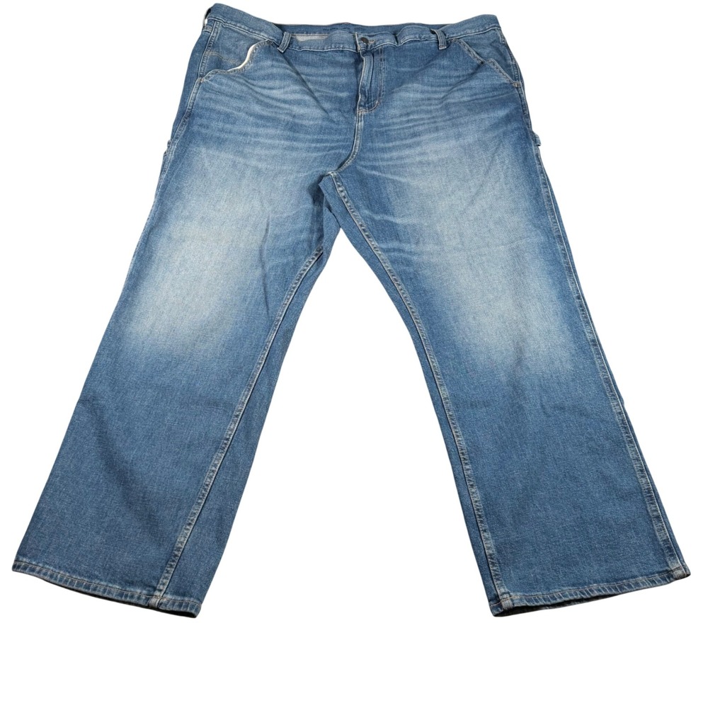 Old Navy Carpenter Jeans Mens 46x30 (FITS 47 X 30) Blue Straight Built-In‎ Flex